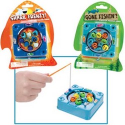 8428 Shark Frenzy! Wind Up Fishing Game by Toysmith