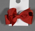 A1 Clip 780-Rust FT Small Hairbows-NEW