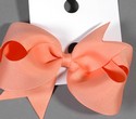 Finishing Touches Hairbow A4 Barrette 720-Peach Medium