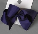 Finishing Touches Hair Bow A4 Clip 365 Light Navy Medium Twist
