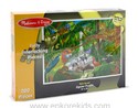1379 200pc Rainforest Cardboard Jigsaw by Melissa & Doug