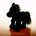 Clearance! HM145 Webkinz BLACK STALLION FRESIAN Horse