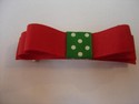 Ellen Rubinson Barrette Red Size 3.5" Long NEW