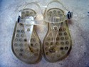 Baby Gap Size Kids-7 Jelly Sandals Summer Shoes Girl Clear
