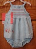 Carters Keep Cool Sunsuit Blue Size 6m