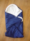 Gold Bug Blue Swaddler Blanket