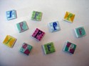 EJ6966 Ceramic Letter F Magnets by Ganz