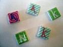 EJ6971 Ceramic Letter K Magnets by Ganz