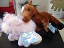 Webkinz - NEW Set Of 2 Pig HM002 & Brown Arabian HM101