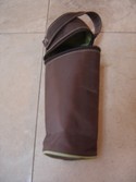 Baby Boom Brown and Green  Bottle Bag