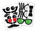 5418 Trunki Fun Face Stickers for Child's Travel Suitcase