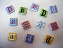 EJ6964 Ceramic Letter D Magnets by Ganz