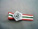 Ellen Rubinson Clip Striped Size 1.75" Long NEW