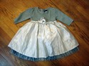 Baby Gap Size 3T Silver & Grey Dress Girl Formal & Holiday Wear