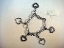 EL0421 Heart Charm Bracelet by Ganz