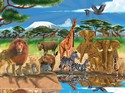 3152 300pc On the Savannah Cardboard Jigsaw by Melissa & Doug