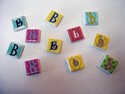 EJ6962 Ceramic Letter B Magnets by Ganz
