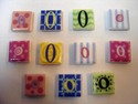 EJ6975 Ceramic Letter O Magnets by Ganz