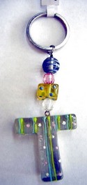 EK0658 Initially Yours Chunky Keyring: Letter T by Ganz