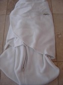Halo Ivory Microfleece SleepSack Swaddle