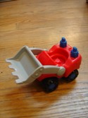 Fisher Price Little People Red Bull Dozer