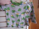 Carters Size 3T Frog Pajamas Boys Spring/Summer Clothing Used