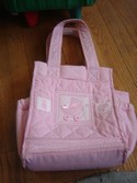 Baby Essentials Small Diaper Bag With Bottle Carrier Used