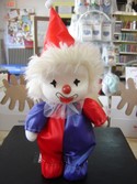 Pee Hsing Wind Up Musical Clown 1991 Used