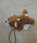 Ganz Key Ring / Cell Phone Charm Zipper Pull Plush Bear NEW