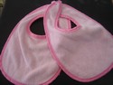 Baby Essential Pink Bibs- 2 pieces