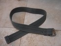 36" Long Olive Green Webbed Cotton Belt