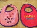 Bibs- Grandmas Favorite/ How could you resist this Face?