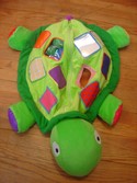 Activity Mat Turtle Plush Ball Pit Tactile Mat Textures