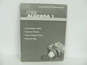 Algebra 1 Saxon Tests Used Mathematics Mathematics Textbooks