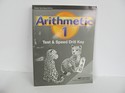 Arithmetic 1 Abeka Test Key Used 1st Grade Mathematics Media