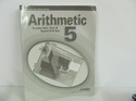 Arithmetic 5 Abeka Quiz/Test Key  Used 5th Grade Mathematics Textbooks