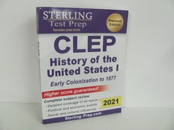 CLEP History Sterling Used 2021 Testing Testing