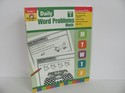 Daily Word Problems Evan-Moor Workbook Used 1st Grade Language Mathematics