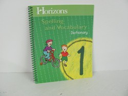 Horizons Spelling and Vocab Grade 1 Dictionary Used Spelling