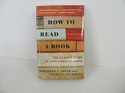 How to Read a Book Simon & Schuster Used Adler Reading Reading Textbooks
