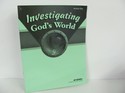 Investigating God's World Abeka Answer Key Used 5th Grade Science Science