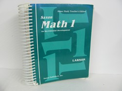Math 1 Saxon Teacher Edition Used 1st Grade Mathematics Mathematics