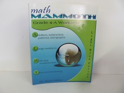 Math Mammoth Workbook Used 4th Grade Mathematics Mathematics
