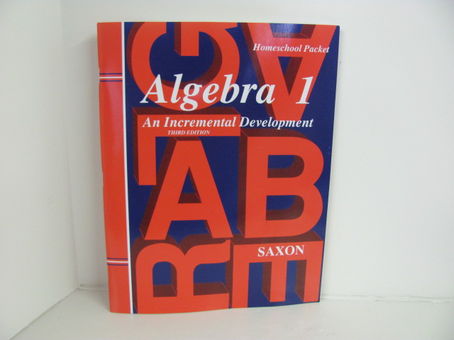 Saxon Algebra 1: Homeschool Kit - 3 books. Saxon Algebra (2008, Hardcover) Saxon Algebra 1: Homeschool Kit - 3 books. Saxon Algebra (2008, Hardcover)