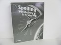 Spelling Abeka Test Key Used 4th Grade Language Spelling/Vocabulary Books