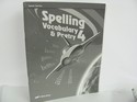 Spelling Vocabulary & Poetry Abeka Test Key Used Spelling/Vocabulary Books