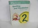Spelling and Vocab Horizons Teacher Guide  Used 2nd Grade Spelling/Vocabulary