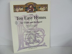 Ten Easy Hymns for Violin & Keyboar Latham Music Used Music Performance Books