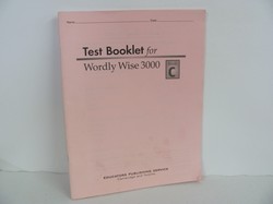 Wordly Wise 3000 EPS Tests Used Book C Vocabulary Spelling/Vocabulary