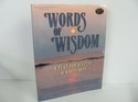 Words of Wisdom Character Concepts Used Bible Bible